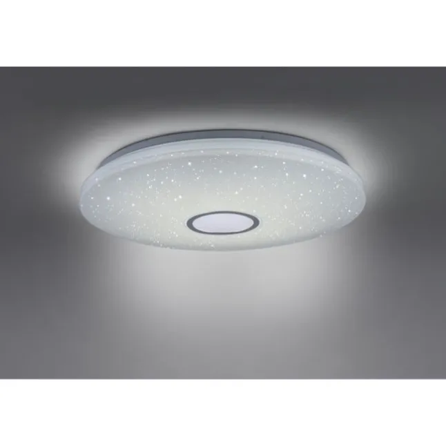 LED Deckenleuchte, Nachthimmel Optik, dimmbar, rund, Fernbedienung, modern