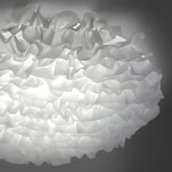 LED Deckenleuchte, Naomi, Stoffschirm, weiß, Ø75cm