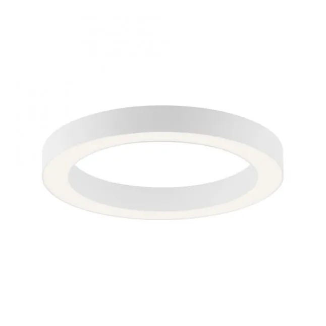 LED Deckenleuchte PURE Lines round snow, dimmbar