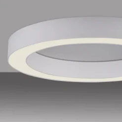 LED Deckenleuchte PURE Lines round snow, dimmbar