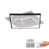LED Deckenleuchte quadratisch schwarz weiß schaltbar warmweiß Licht