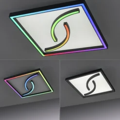 LED Deckenleuchte quadratisch Lichtszenen dimmbar Memoryfunktion