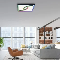 LED Deckenleuchte quadratisch Lichtszenen dimmbar Memoryfunktion