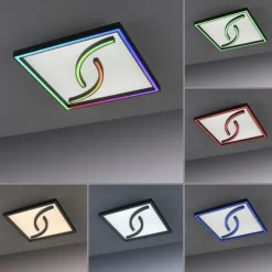 LED Deckenleuchte quadratisch Lichtszenen dimmbar Memoryfunktion