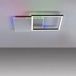 LED Deckenleuchte quadratisch aluminium CCT dimmbar Rainbow RGB
