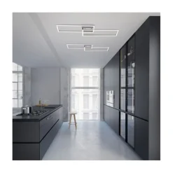 LED Deckenleuchte, Rahmenleuchte quadratisch, Smart Home fähig