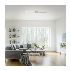 LED Deckenleuchte, Rahmenleuchte quadratisch, Smart Home fähig