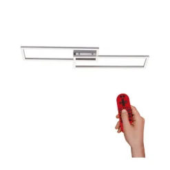LED Deckenleuchte, Rahmenleuchte quadratisch, Smart Home fähig