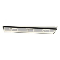 LED Deckenleuchte rechteckig schwarz weiß schaltbar warmweiß Licht