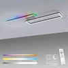 LED Deckenleuchte rechteckig aluminium CCT dimmbar Rainbow RGB