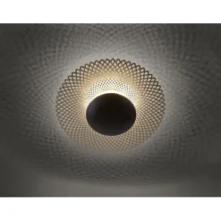 LED Deckenleuchte, rost-gold, indirekt, blendfrei, dimmbar, Memory Funktion