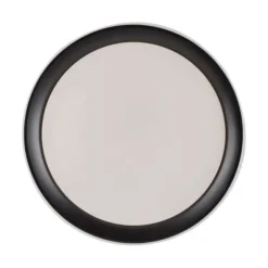 LED Deckenleuchte, rund, schwarz, Smart Home, Farbwechselmodus, dimmbar