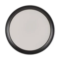 LED Deckenleuchte, rund, schwarz, Smart Home, Farbwechselmodus, dimmbar
