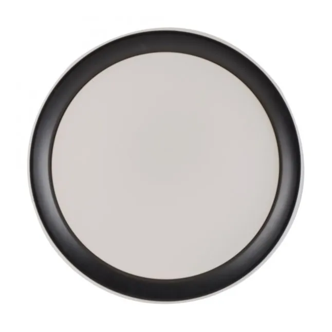 LED Deckenleuchte, rund, schwarz, Smart Home, Farbwechselmodus, dimmbar