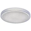 LED-Deckenleuchte, rund, Sternenhimmeloptik, CCT, Ø 60cm, Kristallrand