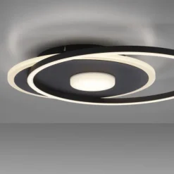 LED Deckenleuchte rund Switchmo schwarz 3 Stufen Dimmung modern
