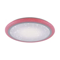 LED Deckenleuchte, rund, weiß, Sternenhimmeloptik, Ø 60cm, dimmbar
