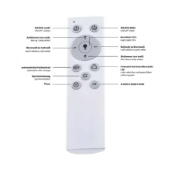 LED Deckenleuchte, rund, weiß, Sternenhimmeloptik, Ø 60cm, dimmbar
