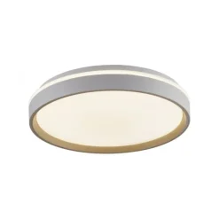 LED Deckenleuchte sandfarben, CCT Fernbedienung