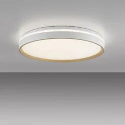 LED Deckenleuchte sandfarben, warmweiß - kaltweiß dimmbar