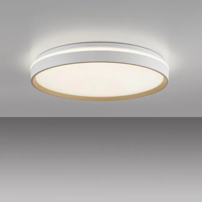LED Deckenleuchte sandfarben, warmweiß - kaltweiß dimmbar
