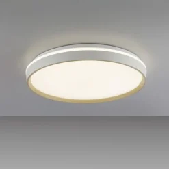LED Deckenleuchte sandfarben, warmweiß - kaltweiß dimmbar