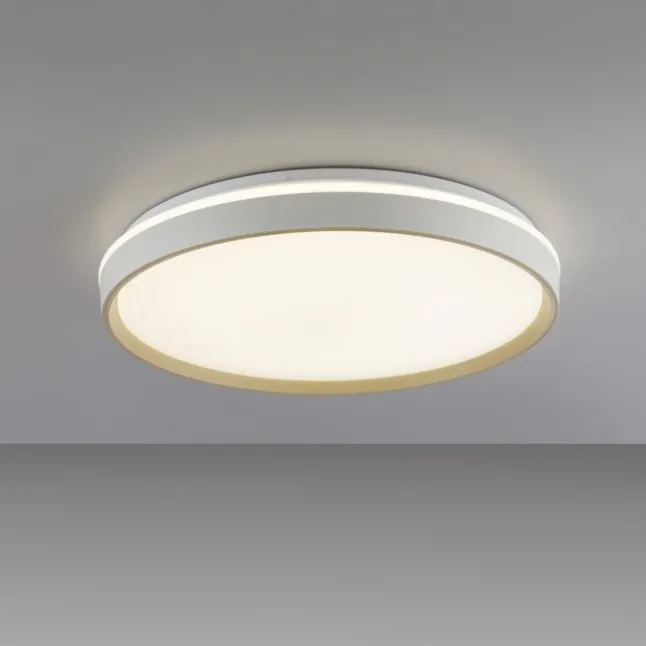 LED Deckenleuchte sandfarben, warmweiß - kaltweiß dimmbar