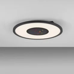 LED Deckenleuchte schwarz CCT RGB Fernbedienung dimmbar Memoryfunktion