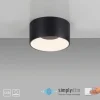 LED Deckenleuchte schwarz D=16cm dimmbar SymplyDim Spot