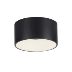 LED Deckenleuchte schwarz D=16cm dimmbar SymplyDim Spot