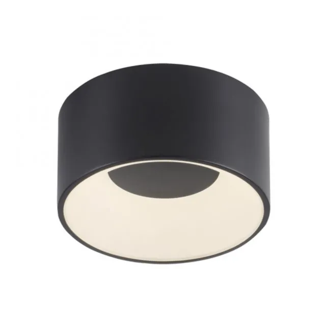 LED Deckenleuchte schwarz D=16cm dimmbar SymplyDim Spot