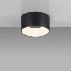 LED Deckenleuchte schwarz D=16cm dimmbar SymplyDim Spot