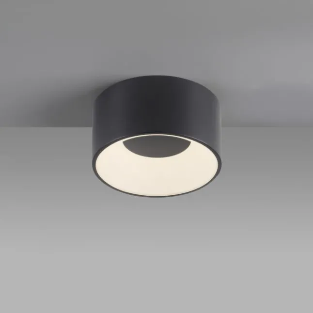 LED Deckenleuchte schwarz D=16cm dimmbar SymplyDim Spot