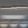 LED Deckenleuchte, schwarz-gold, modernes Design, dimmbar, Fernbedienung