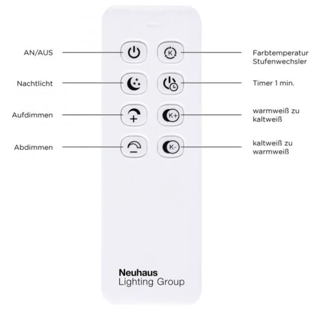 LED Deckenleuchte, schwarz, Lichtfarbensteuerung, Fernbedienung, dimmbar
