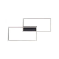 LED Deckenleuchte, schwarz, modern, Farbsteuerung, dimmbar, Fernbedienung