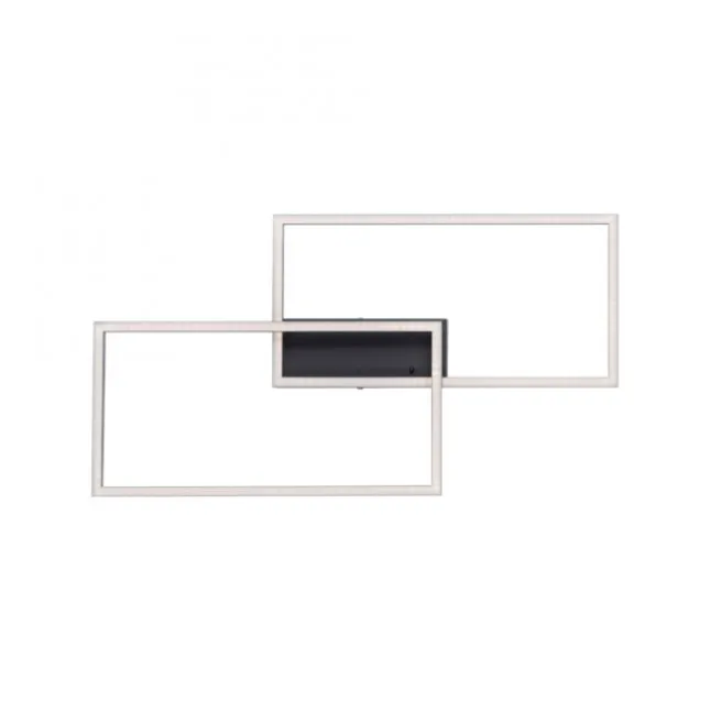 LED Deckenleuchte, schwarz, modern, Farbsteuerung, dimmbar, Fernbedienung
