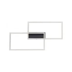 LED Deckenleuchte, schwarz, modern, Farbsteuerung, dimmbar, Fernbedienung