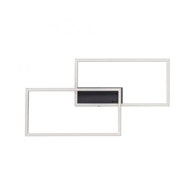 LED Deckenleuchte, schwarz, modern, Farbsteuerung, dimmbar, Fernbedienung