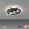 LED Deckenleuchte schwarz modernes Design SimplyDim Memoryfunktion