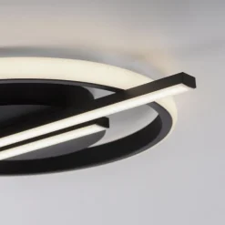 LED Deckenleuchte schwarz modernes Design SimplyDim Memoryfunktion