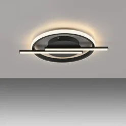 LED Deckenleuchte schwarz modernes Design SimplyDim Memoryfunktion