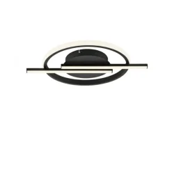 LED Deckenleuchte schwarz modernes Design SimplyDim Memoryfunktion