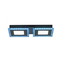 LED Deckenleuchte schwarz RGB Memoryfunktion CCT dimmbar steuerbar
