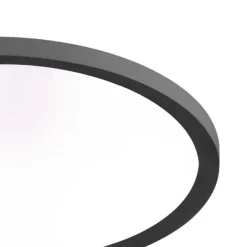 LED Deckenleuchte, schwarz, rund, dimmbar, Memory Funktion