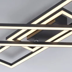 LED Deckenleuchte schwarz Switchmo 3-Stufen Dimmung Memoryfunktion