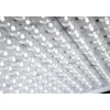 LED Deckenleuchte, silber, Acryl-Glas, rechteckig, Inustrie Stil