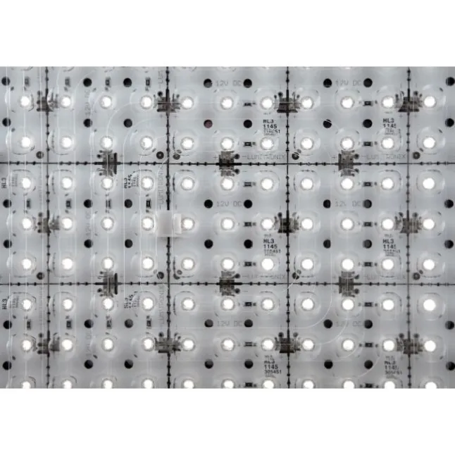 LED Deckenleuchte, silber, Acryl-Glas, rechteckig, Inustrie Stil