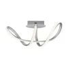 LED-Deckenleuchte, silber, dimmbar, IP20, Innenleuchte