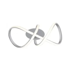 LED-Deckenleuchte, silber, dimmbar, IP20, Innenleuchte